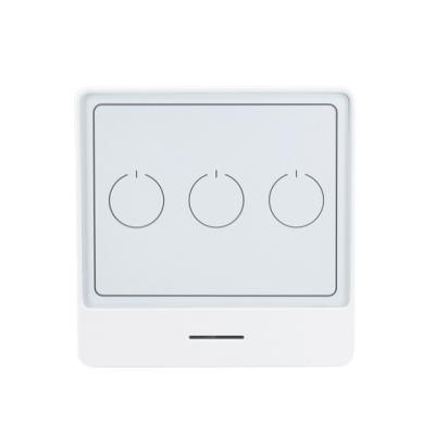 China Voice Control Smart Wifi Wall Touch Switch 1/2/3 Strip Panel Lamp Switch Smart Glass Switch for sale