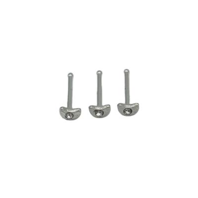 China CLASSIC Wholesale Stainless Steel Pin Steel Nose Studs Wholesale Body Piercing Jewelry for sale