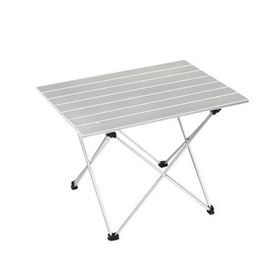 China Modern Hot Sale Table Top Frame Material Folding Camping Portable Lightweight Aluminum Table for Dining and Kitchen for sale