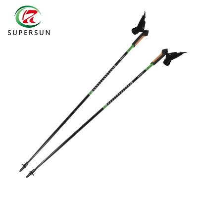 China Light Weight Cork Hot Sale Carbon Fiber Nordic Walking Poles for sale