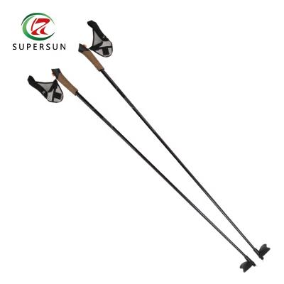 China Efficiency One Section Cross Country Silver Gloves Ski Pole for sale