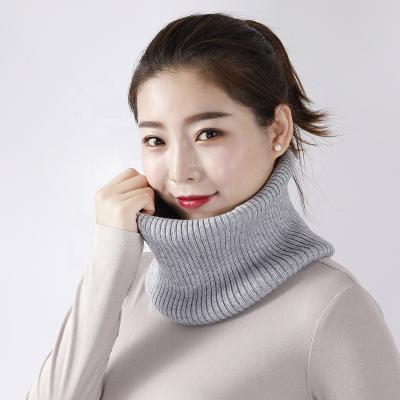 China Free Shipping Wholesale Custom Neck Brace Long Style Autumn And Winter Cashmere Solid Color Men And Women Sports Peach Tubular Neck Scarf for sale