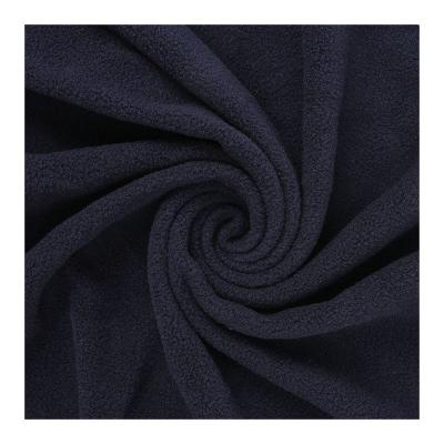 China Customized Color 100% Polyester Polar Fleece Fabric Knit 140 Gsm Polar Fleece Fabric for sale