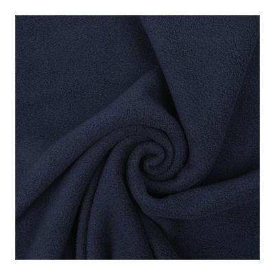 China Customized color 100% polyester knit 300 gsm double-sided double polar fleece fabric for sale