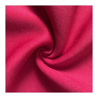 중국 Hot Sales Clear And Elastic Texture Satin Color Yoga Pants Fabric Healthy Scuba 95%Polyester 5%Spandex Knit Fabric 판매용