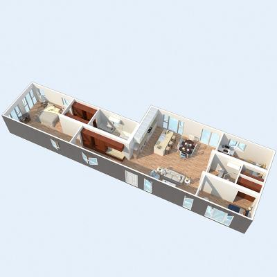 China Modern Modular Prefab Modern Container Home Luxury Villa Prefab Movable House Homes Living Villa / Resort for sale