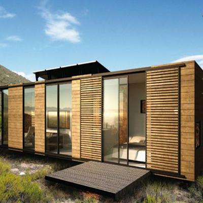 China China Modern Steel Structure Camps Camps Vacation 2 Bedroom Modular Prefab Houses Expandable Container House Tiny Villa for sale