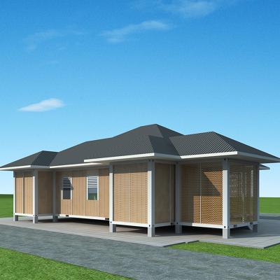 China Customized Luxury Modern Design Flatpack Colorful Stacked Modular Prefab House for sale