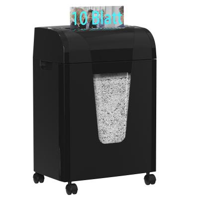 China 60dB Heavy Duty Office Micro cut Paper Shredder 20L Capacity Quiet Operation C261P-10 for sale