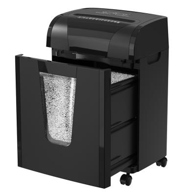 China Nieuwe Micro Cut Paper Shredder 10 vellen geslepen papier 2 * 12mm Huis en kantoor papier Shredder Machine Te koop