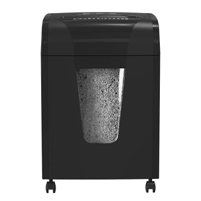 China OEM 2*12cm Shred Size Micro Cut Paper Shredder 18 Sheet 20L With 4 Casters C261P-10 for sale