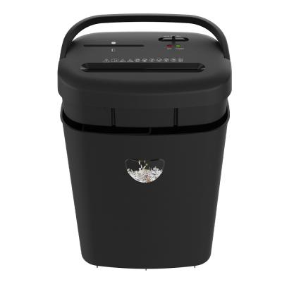 China 12 Sheets A4 Large Waste Bin 25L Heavy Duty Paper Shredder Machine For Home Office Shred CD Credit Card for sale