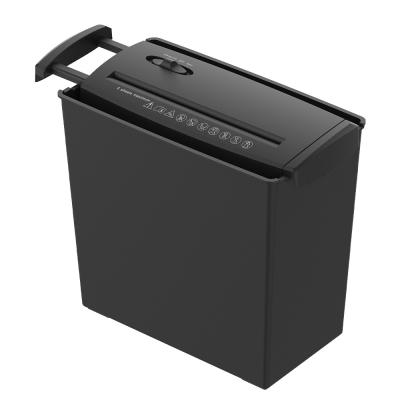 China 220mm Working Width S606B 10L Strip Cut Mini Paper Shredder For Home Use 5 Sheet for sale