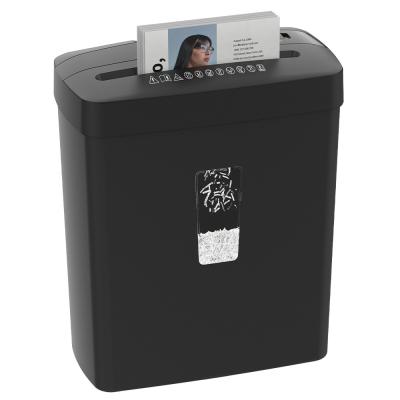 China C220P-6 Cross Cut Mini 6 Sheets Card Paper Shredder With 13L Basket Bin For Office Home for sale