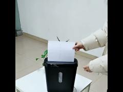 S636B 6 sheets A4 paper shredder machine with 8L basket bin