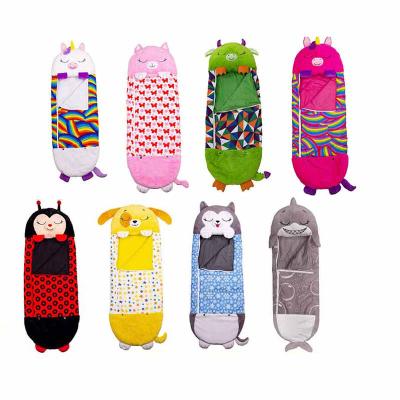 China Cute Unicorn Children Sleeping Bag Pillow Plush Stuffed Sleep Lower Price Kids Toys Lovely Returns Hot Seller Happy Napkin Kids Hold Pillow for sale