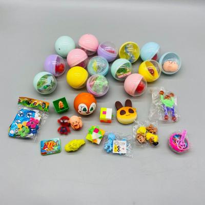 China Toy Hot Sale 50mm Capsule Mixed Different Toys Eco-friendly Cheap Plastic Capsule Toys Surprise Egg Capsule Egg Box Toy For Sale for sale