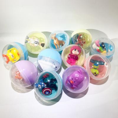 China Wholesale Playing 75mm Capsule Toy Surprise Egg Capsule Toys Bulk Egg Vending Machine Plastic Capsule Toy For Gift for sale