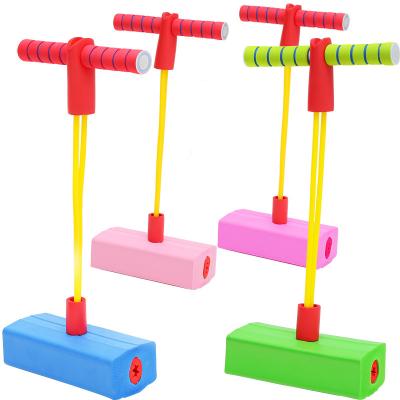 China Widely Used Pogo Stick Safe Kid Grow Bigger Jumping Frog NBR Foam Pogo Jumper Hopper For Kids for sale