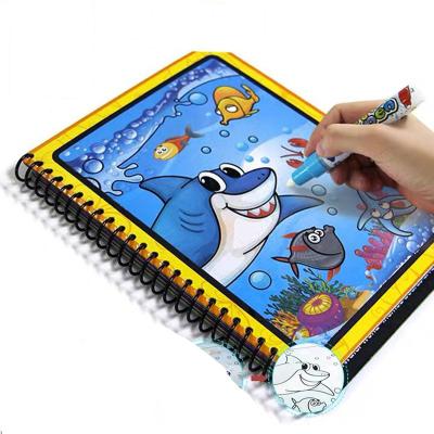 China 2021 new design new arrival water magic drawing book game wow cartoon children for sale