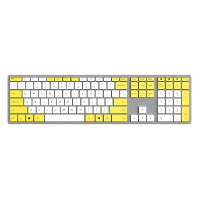 China New 2022 Wireless Aluminum Multi-Device Support Bluetooth 5.0 Wireless Keyboard for Mac and Win OS for sale