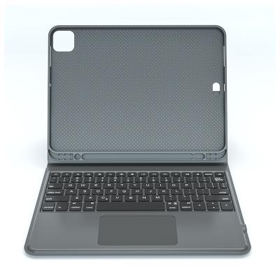 China Radio in US Running Layout TPU Case Wireless Bluetooth Keyboard Case with Touchpad for iPad 2020 Pro for sale