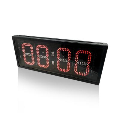 China Jinling Shiyin 8 inch eclectic 4 digit outdoor led race timer for running events synchronize with remote control for sale