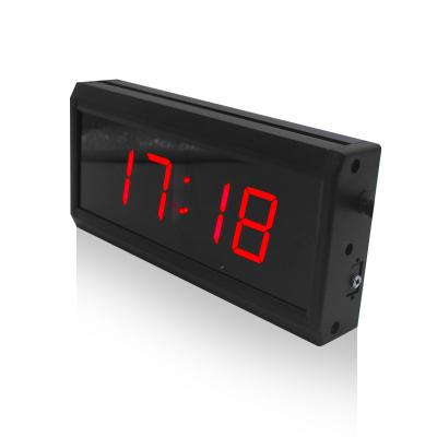 China Jinling Shiyin Eclectic Double Sided Indoor Led Wall Clock Running Timer for sale