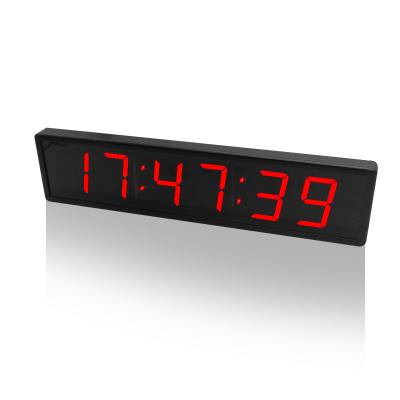 China Jinling Shiyin 3 Inch 6 Digit Eclectic Indoor Double Sided Led Digital Clock Countdown / Countup Timer for sale