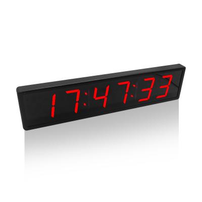 China Hot Selling 3 Inch 6 Digit Large Indoor Double Sided Led Countdown Timer Clock for sale