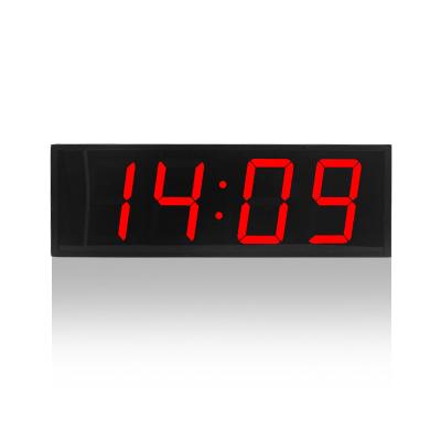 China Jinling Shiyin 4 Inch Eclectic Indoor 4 Digit LED Wall Clock Countdown Timer Large For Event for sale