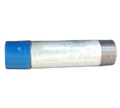 China galvanized steel pipe din2999 nipple equal for sale