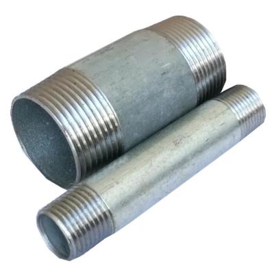 China galvanized steel pipe din2999 nipple equal for sale