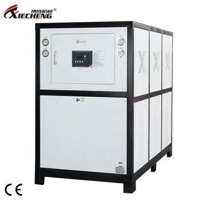 China Shell And Tube High Power 40HP Industrial Low Temperature Water Cooled Water Chiller For Cooling zu verkaufen