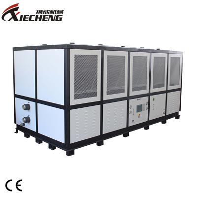 China Shell And Tube Type CE 100HP Water Screw Chiller Industrial Low Temperature Air Cooled Screw Chiller Machine for sale