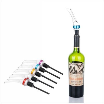 China Factory Direct Selling Woodpecker Wine Cheap Wine Bottle Pourer High Quality Sparkle Decanter for sale