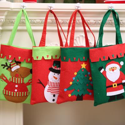 China Home Bag Santa Claus Gift Bag Wholesale Kids Christmas Gift Bag Christmas Decor Christmas Gift Bag for sale