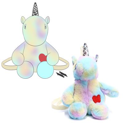 China Custom Animal Unicorn Toy Kids Gift Soft Plush Colorful Toy Stuffed Fun Cute Assortment Stuffed Animal for sale