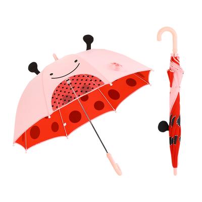 China Transient Children's Cartoon Umbrella With Baby Transparent Umbrella Cute Pattern LOGO Umbrella Custom Made for sale