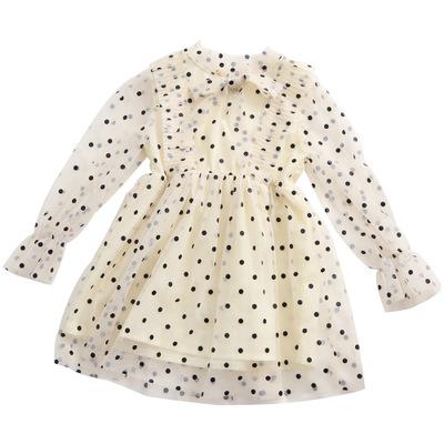 China New Princess Dress Tulle Polka Dot Pompadour Skirt Sweet Comfortable Girl's Summer Anti-Static Borders Wholesale for sale