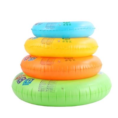 China Funny PVC Inflatable Pool Floats Swim Tubes Swimming Rings With Letter ABC Summer Painting Party Supplies Water Toy for sale