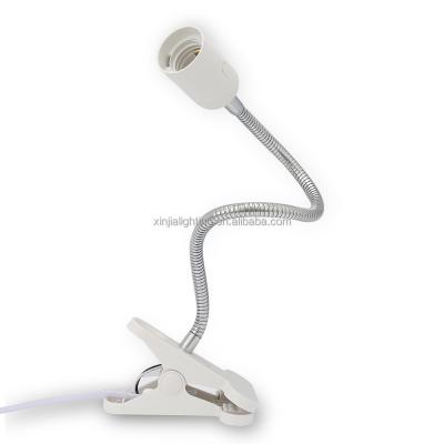 China Screw SINJIA Hot Selling PC E27 LED Desk Light White Base Without Light QT0107 for sale