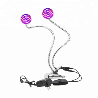 China Seed Starting SINJIA 60W Dual Head LED Grow Light ZW0174 for sale