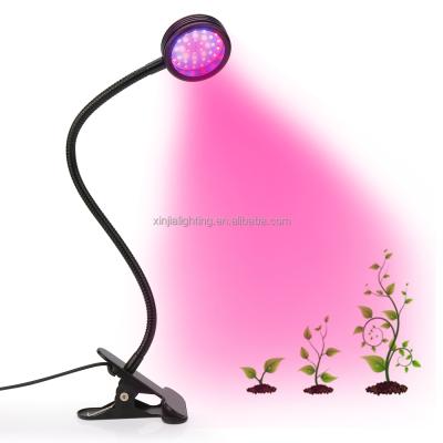 China Seed Starting SINJIA 20W 3 Buttons Controls Lectern Clip LED Grow Light ZW0189 for sale