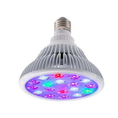 China Seed Starting SINJIA 140W E27 Bulb Full Spectrum Aquarium Lamp 18 LED Led Grow Light SZ0002 for sale