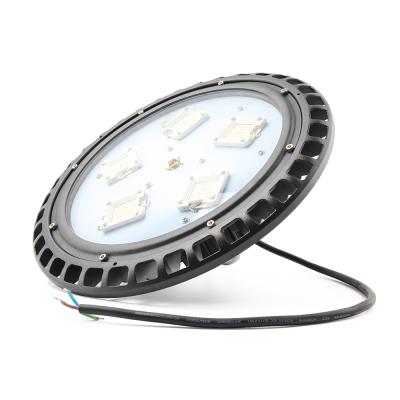 China Seed Starting SINJIA 500W Full Spectrum COB Led To Grow Good UFO Light Design Heat Dissipation LED High Bay Light Replacement for sale