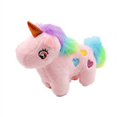 China Unicorn Keychain Plush Cute Soft Stuffed Animal Christmas Gifts Unicorn Keychain Animal Unicorn Keychain Toys for sale