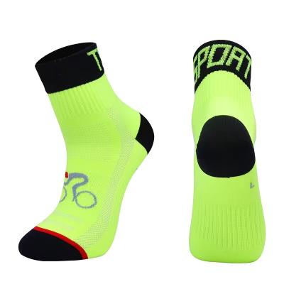 China Durable Long Athletic Men's Sports Compression Socks Custom Design Cotton Recycling Casual OEM Customized DRY Spring Spandex for sale