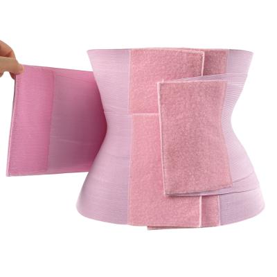 China New Quality Breathable Double Straps Latex Wrap Waist Trainer Corset Private Label for sale