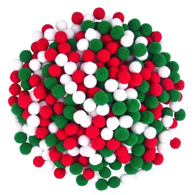 China arts& Craft 450 Pcs DIY Crafts Christmas Pom Poms Accessories Decorations Pom Poms Decorations for sale